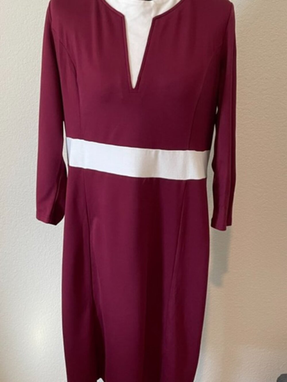 Women's Woosea Midi Burgandy Dress Size XXL